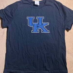Port & Company Women XL Black UK Kentucky Wildcat‎ Short Sleeve Crew Neck Shirt